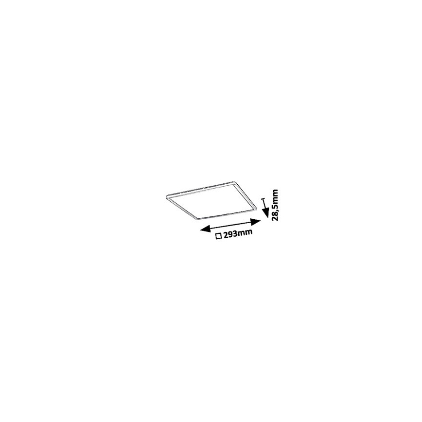 Rabalux 3429 - LED Deckenleuchte PAVEL LED/18W/230V