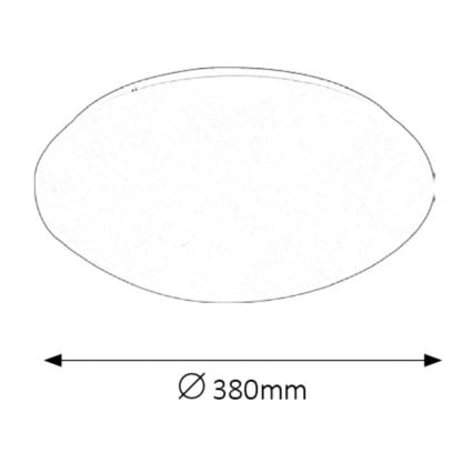 Rabalux - LED Badezimmer Deckenleuchte LED/24W/230V