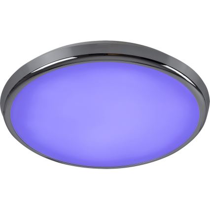 Rabalux - Dimmbare LED-RGB-Deckenleuchte für das Badezimmer LED/18W/230V d 30 cm 3000-6500K IP44 + Fernbedienung