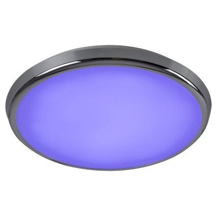 Rabalux - Dimmbare LED-RGB-Deckenleuchte für das Badezimmer LED/18W/230V d 30 cm 3000-6500K IP44 + Fernbedienung