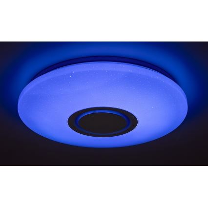 Rabalux - LED RGB dimmbares Deckenleuchte mit Lautsprecher LED/24W/230V Wi-Fi Tuya + Fernbedienung