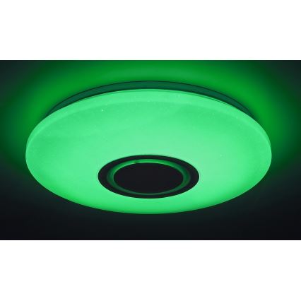 Rabalux - LED RGB dimmbares Deckenleuchte mit Lautsprecher LED/24W/230V Wi-Fi Tuya + Fernbedienung