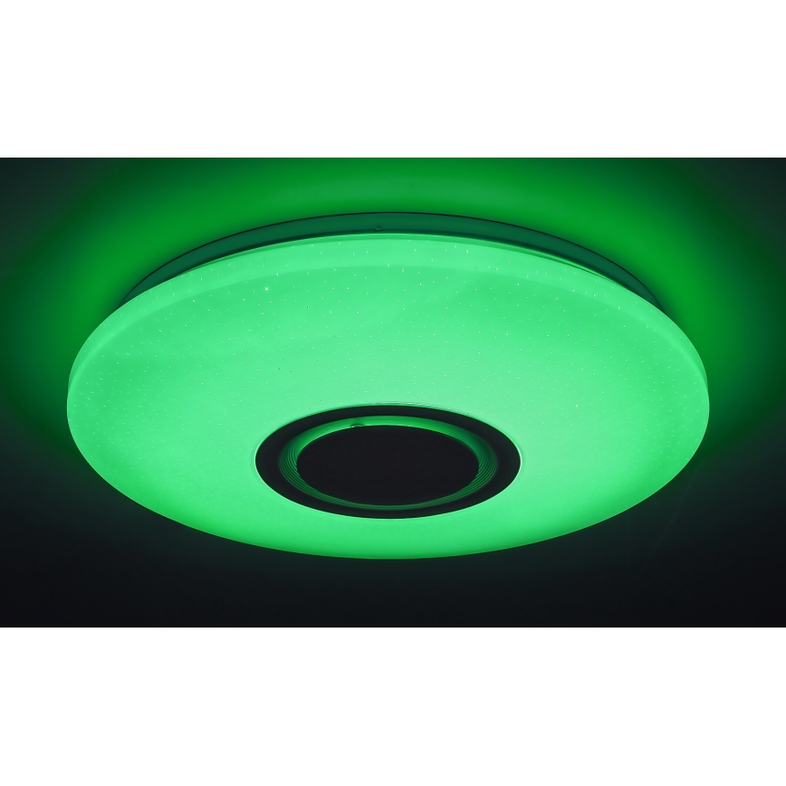 Rabalux - LED RGB dimmbares Deckenleuchte mit Lautsprecher LED/24W/230V Wi-Fi Tuya + Fernbedienung