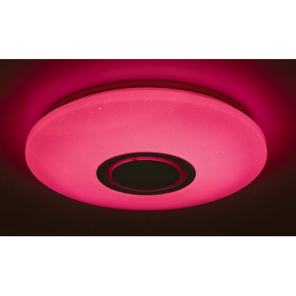 Rabalux - LED RGB dimmbares Deckenleuchte mit Lautsprecher LED/24W/230V Wi-Fi Tuya + Fernbedienung