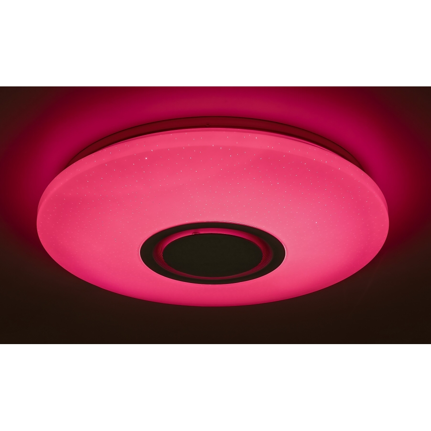 Rabalux - LED RGB dimmbares Deckenleuchte mit Lautsprecher LED/24W/230V Wi-Fi Tuya + Fernbedienung