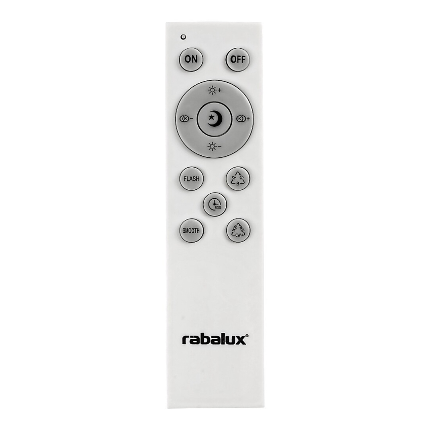 Rabalux - LED RGB dimmbares Deckenleuchte mit Lautsprecher LED/24W/230V Wi-Fi Tuya + Fernbedienung