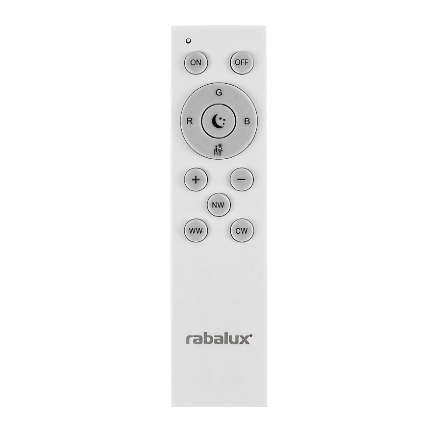 Rabalux - dimmbare RGB-LED-Deckenleuchte LED/40W/230V 2700-6500K Wi-Fi Tuya Ø 51 cm + Fernbedienung