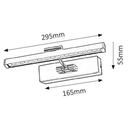 Rabalux - LED-Bilderleuchte LED/5W/230V