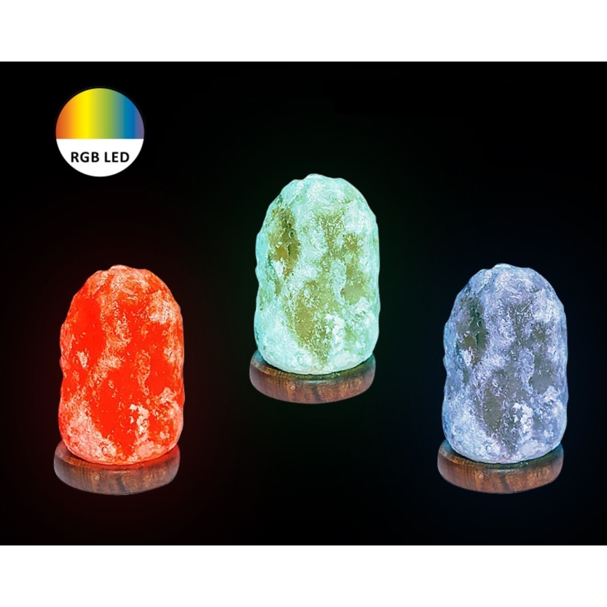 Rabalux - LED RGB Salzlampe LED/1W/5V 0,7 kg