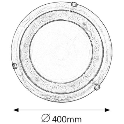 Rabalux - Deckenleuchte 2xE27/60W/230V