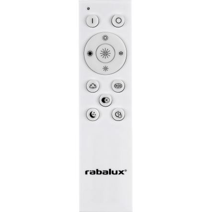 Rabalux 3934 - LED-RGB-Dimmer-Deckenleuchte mit Fernbedienung IGOR LED/16W