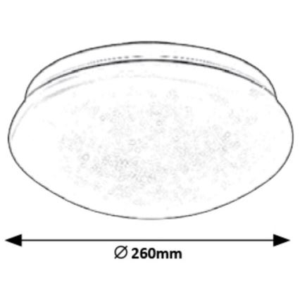 Rabalux - LED Deckenleuchte LED/12W/230V