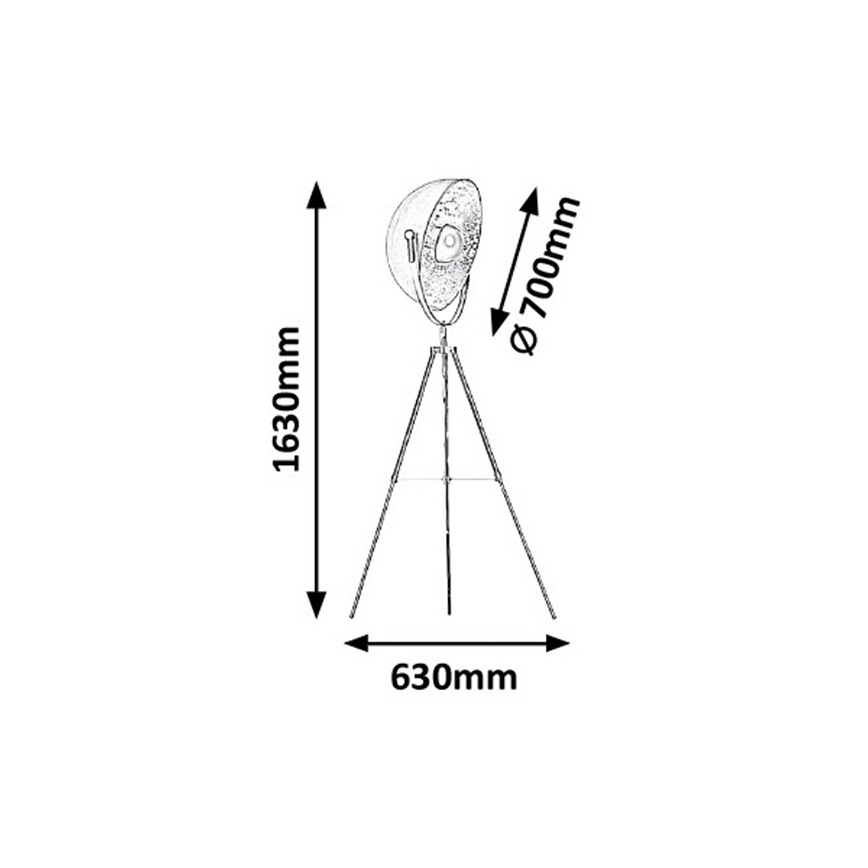 Rabalux 4119 - Stehlampe NATANIEL 1xE27/40W/230V