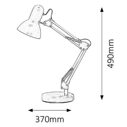 Rabalux - Tischlampe 1xE27/60W/230V