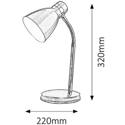 Rabalux - Tischlampe 1xE14/40W/230V