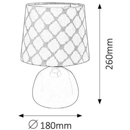 Rabalux - Tischlampe E14/40W