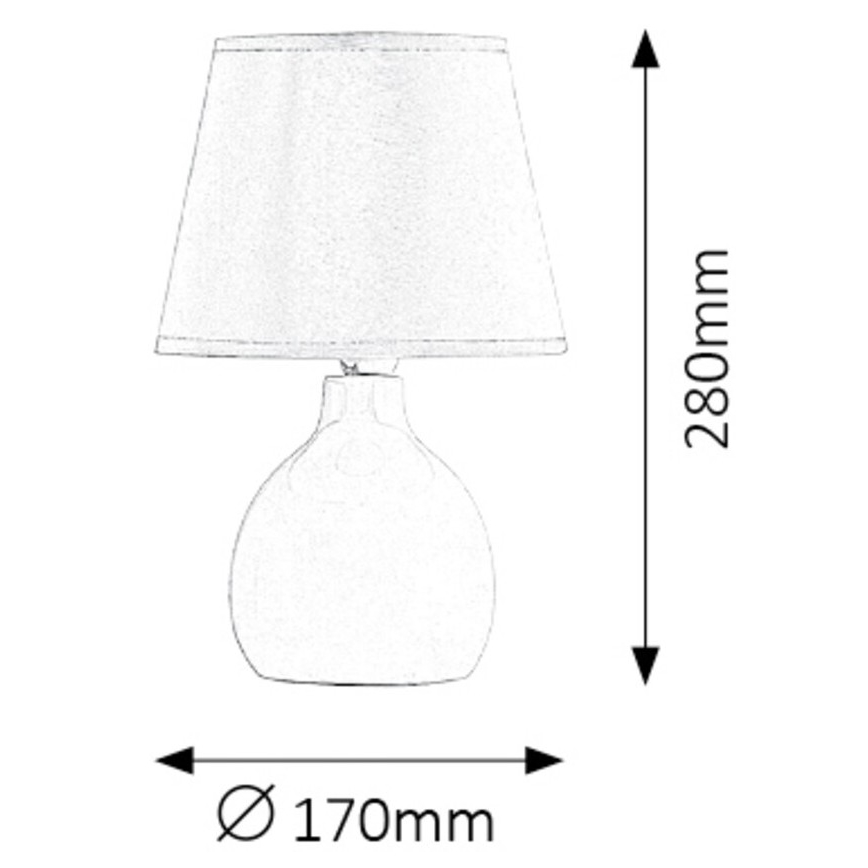 Rabalux - Tischlampe 1xE14/40W/230V