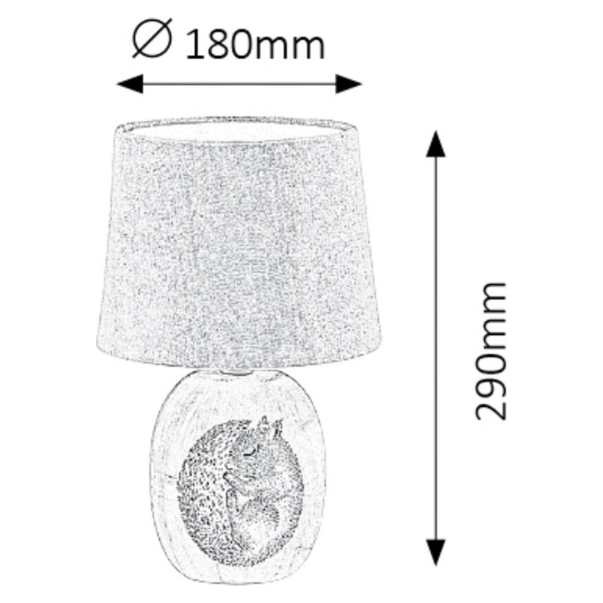 Rabalux - Kindertischlampe 1xE14/40W/230V
