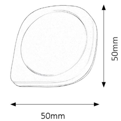 Rabalux - LED-Leuchte mit Sensor LED/0,5W/230V 2700K weiß