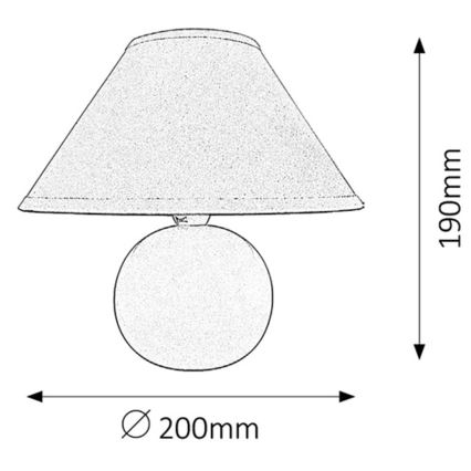 Rabalux - Tischlampe 1xE14/40W/230V