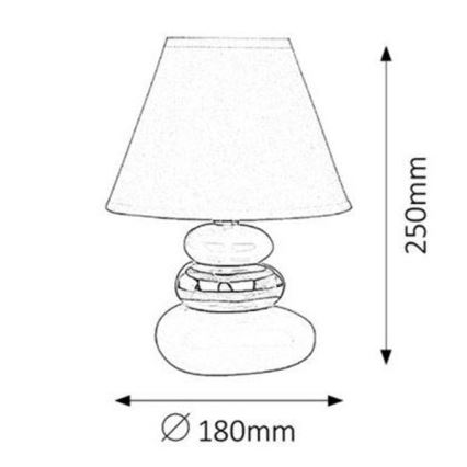 Rabalux - Tischlampe 1xE14/40W/230V