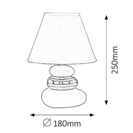 Rabalux - Tischlampe E14/40W/230V