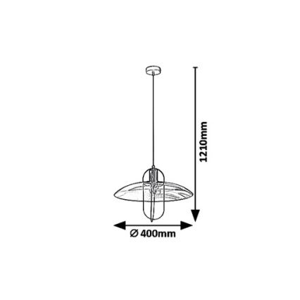Rabalux 5000 - Hängeleuchte VIDA 1xE27/8W/230V