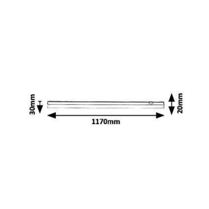 LED-Küchen-Unterbauleuchte LED/16W/230V