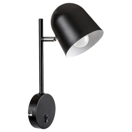 Rabalux - Wandleuchte EGON 1xE14/40W/230V schwarz