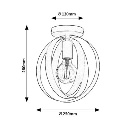 Rabalux - Tischlampe 1xE27/40W/230V
