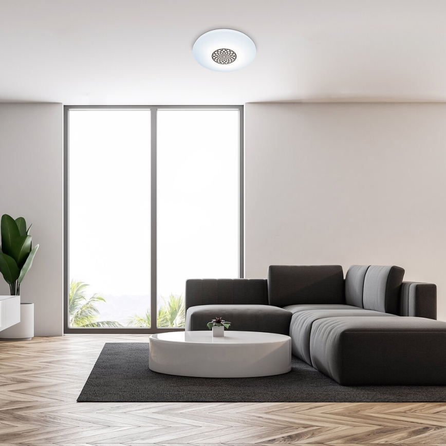 Rabalux - Dimmbare LED-RGB-Deckenleuchte LED/24W/230V Wi-Fi 3000-6500K d 39,5 cm + Fernbedienung
