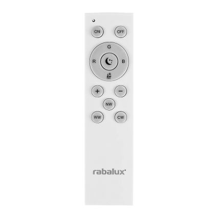 Rabalux - Dimmbare LED-RGB-Deckenleuchte LED/24W/230V Wi-Fi 3000-6500K d 39,5 cm + Fernbedienung