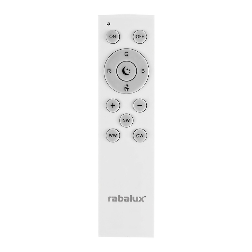 Rabalux - Dimmbare LED-RGB-Deckenleuchte LED/24W/230V Wi-Fi 3000-6500K d 39,5 cm + Fernbedienung