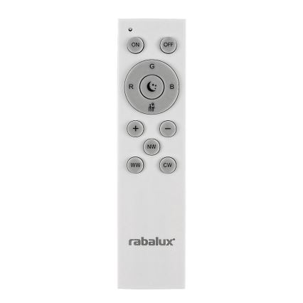Rabalux - Dimmbare LED-RGB-Deckenleuchte LED/40W/230V Wi-Fi 3000-6500K d 60 cm + Fernbedienung