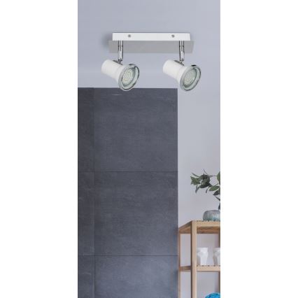 Rabalux - LED Badezimmer-Spotlight 2xGU10/4,5W/230V