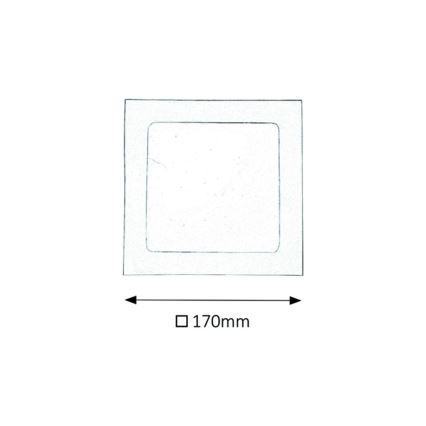 Rabalux - LED Badezimmer Einbauleuchte LED/12W/230V IP44 4000K