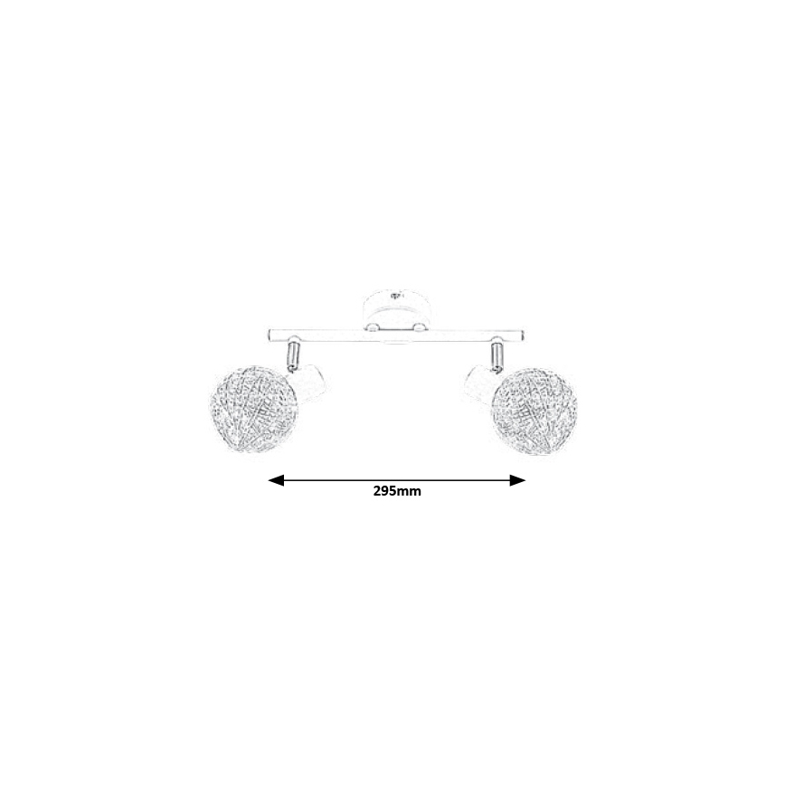 Rabalux - Deckenstrahler 2xE14/15W/230V