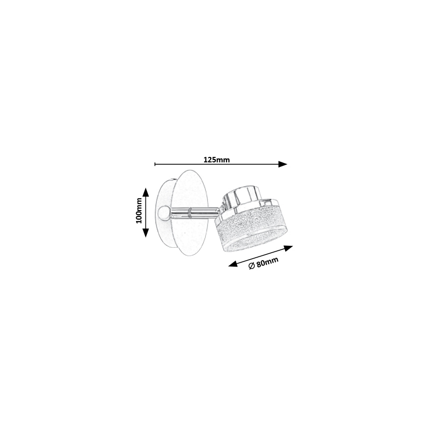 Rabalux 5635 - LED-Wandstrahler PADMA LED/5W/230V