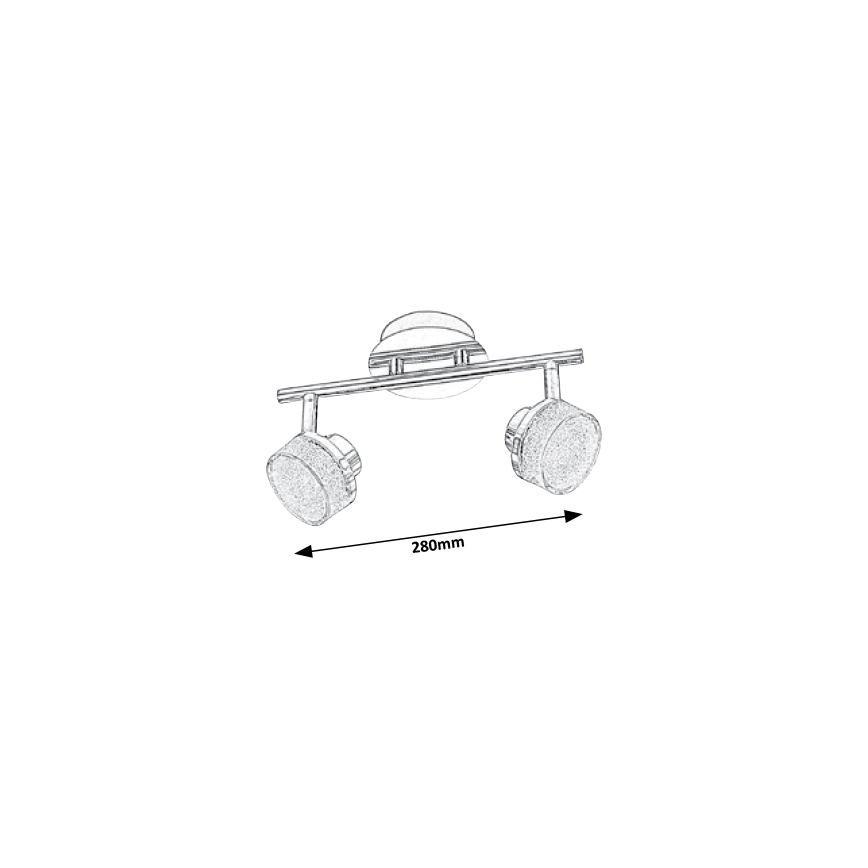 Rabalux 5636 - LED-Deckenstrahler PADMA 2xLED/5W/230V