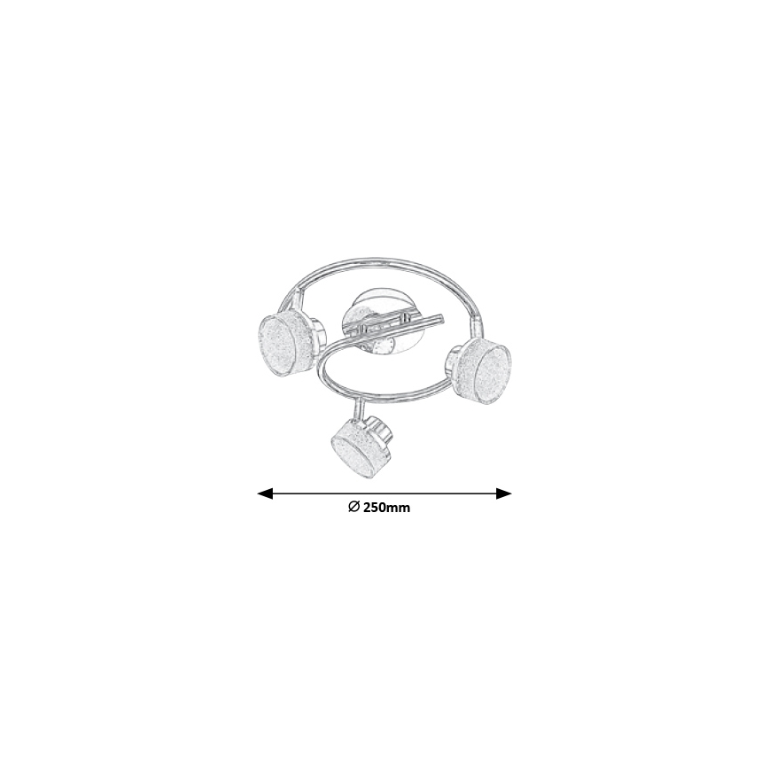 Rabalux 5637 - LED-Deckenstrahler PADMA 3xLED/5W/230V