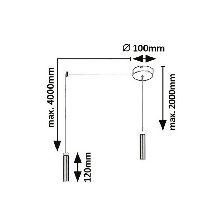 Rabalux - LED Hängeleuchte LED/7W/230V