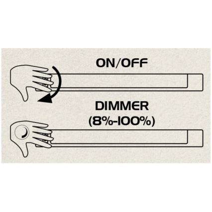 Rabalux - Dimmbare LED-Küchenunterbauleuchte mit Sensor LED/8W/230V