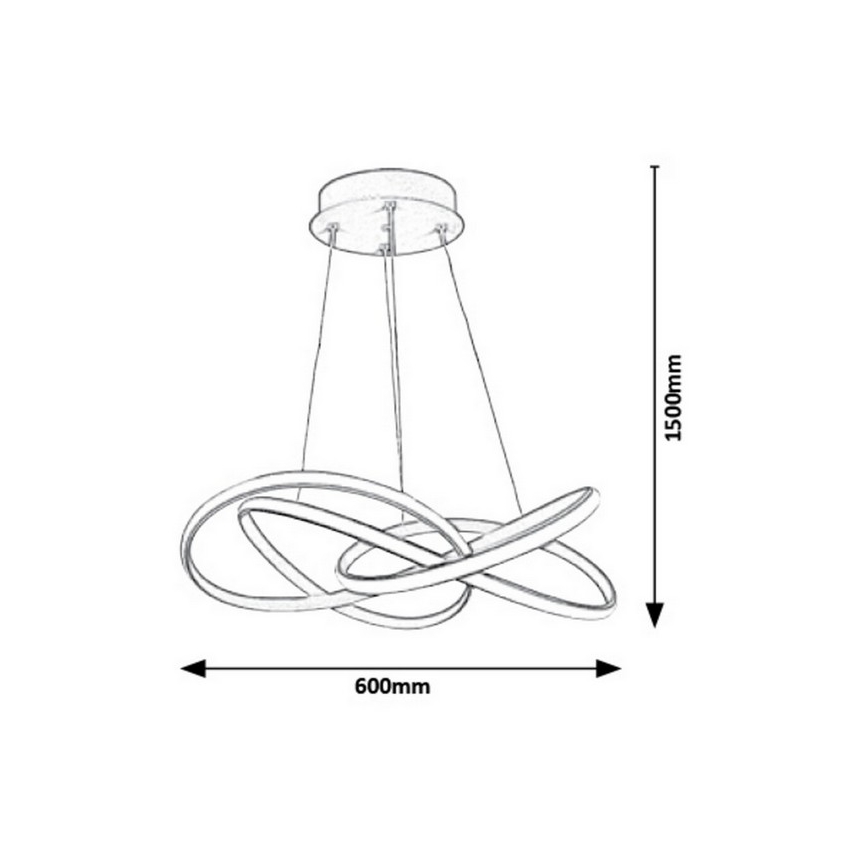 Rabalux - LED Hängeleuchte LED/40W/230V