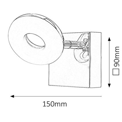 Rabalux - LED Badezimmerleuchte LED/5W/230V