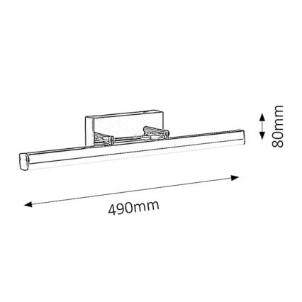 Rabalux - Badezimmerleuchte LED/12W/230V IP44