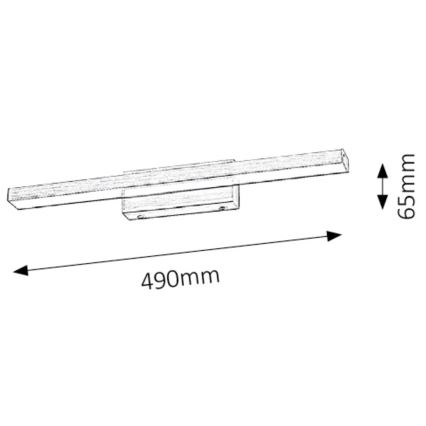 Rabalux - LED Badezimmer Spiegelbeleuchtung 1xLED/12W/230V