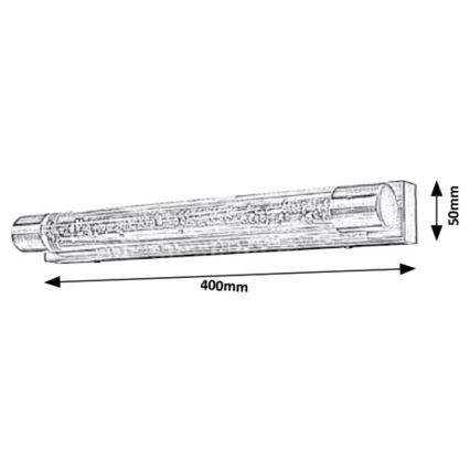 Rabalux - LED-Wandleuchte für Badezimmer 2xLED/5W/230V IP44