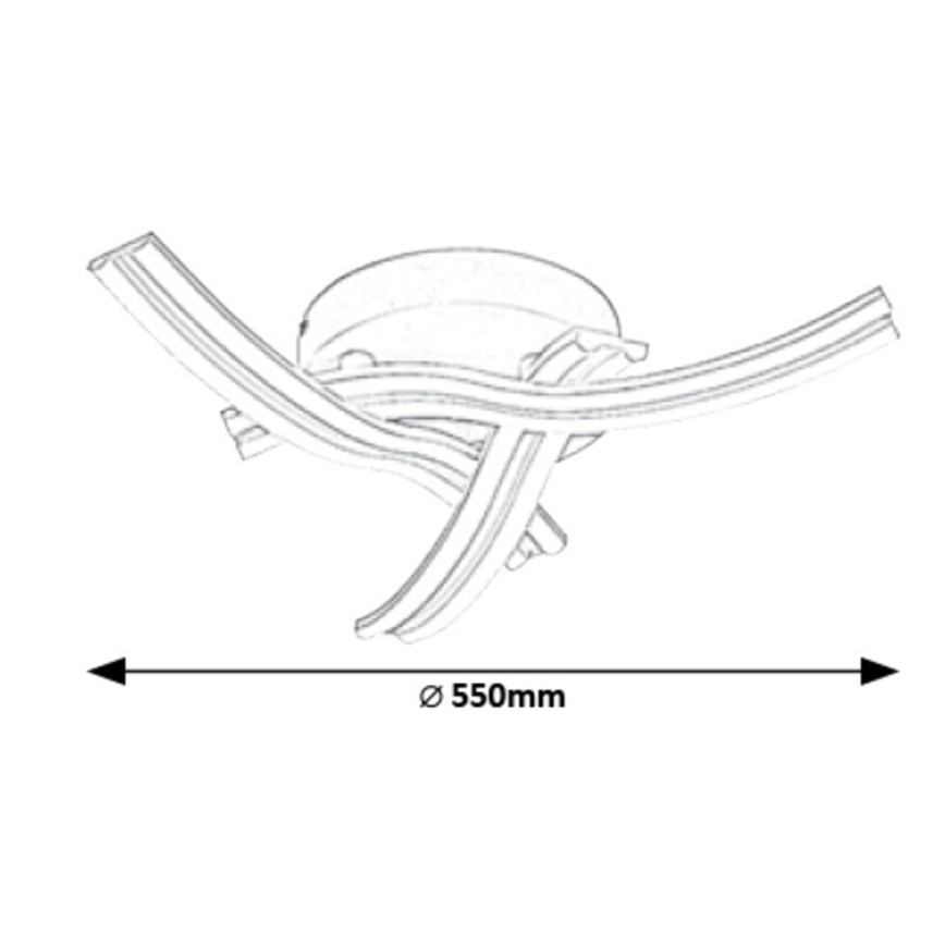 Rabalux - LED Deckenleuchte LED/40W/230V