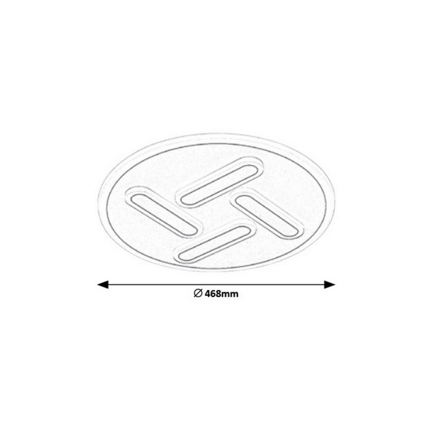 Rabalux - Dimmbare LED-Deckenleuchte LED/36W/230V d 46,8 cm