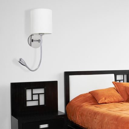 Rabalux - LED Wandleuchte 1xE27/40W+LED/3W